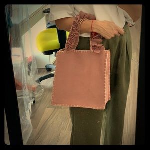 🌸Felt eco-friendly pink shopping bag🌸